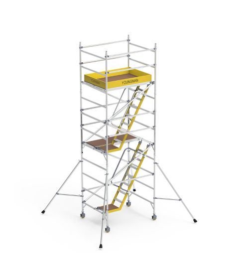 Heavy Duty Aluminum Stairway Scaffold Towers - XO Range 