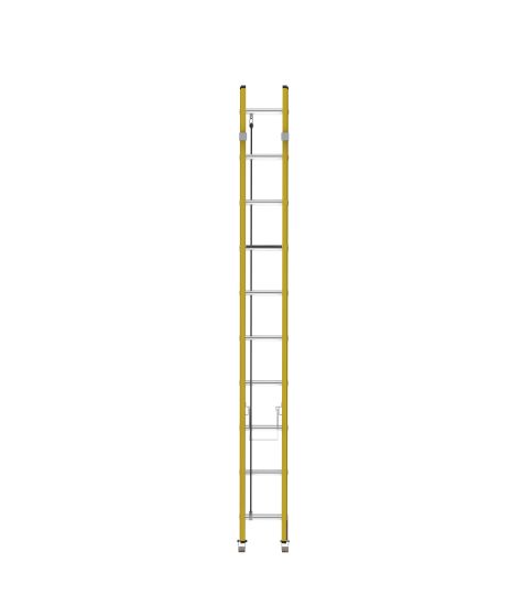 FRP (Fiberglass) Wall Support Extension Ladder