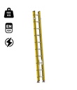 FRP (Fiberglass) Wall Support Extension Ladder