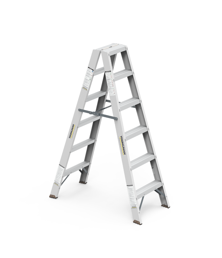 Aluminium Double Side Self Supporting Ladder