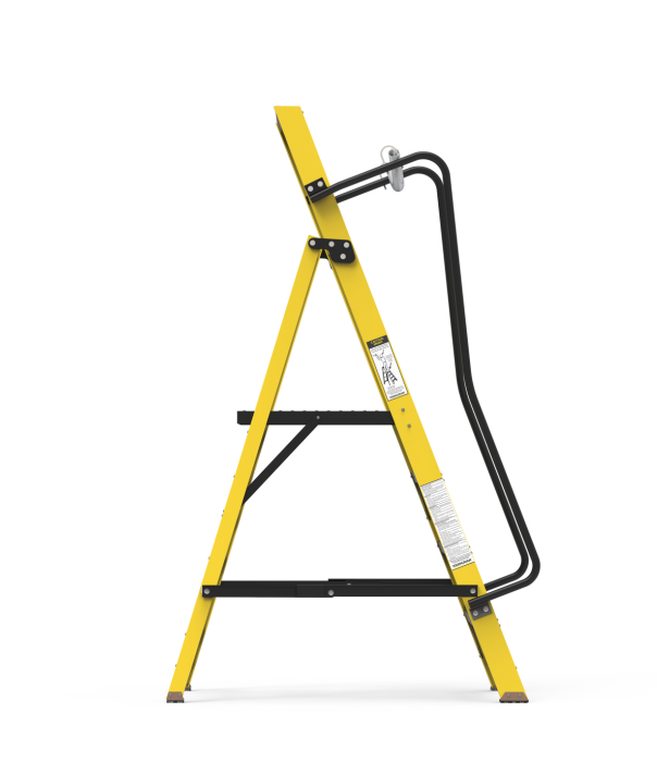 FRP (Fiberglass) Heavy Duty Ladder Y-Access Megastep - Work Platform