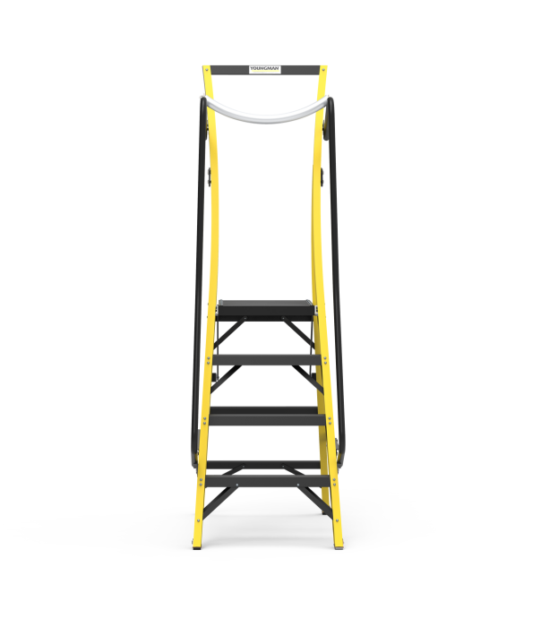 FRP (Fiberglass) Heavy Duty Ladder Y-Access Megastep - Work Platform