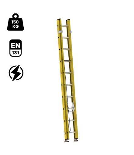 FRP (Fiberglass) Wall Support Extension Ladder